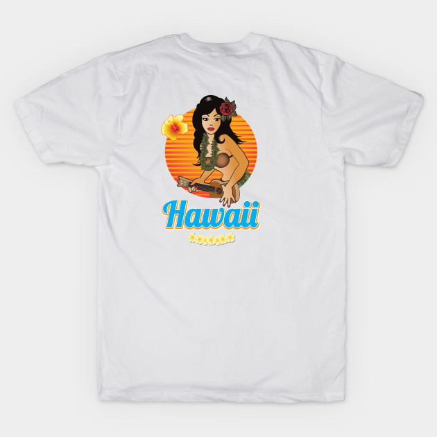 Hula girl t shirt hot sale